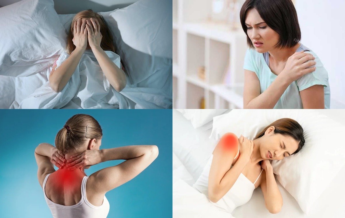 Broad lifestyle collage for relaxation sleep and wellness